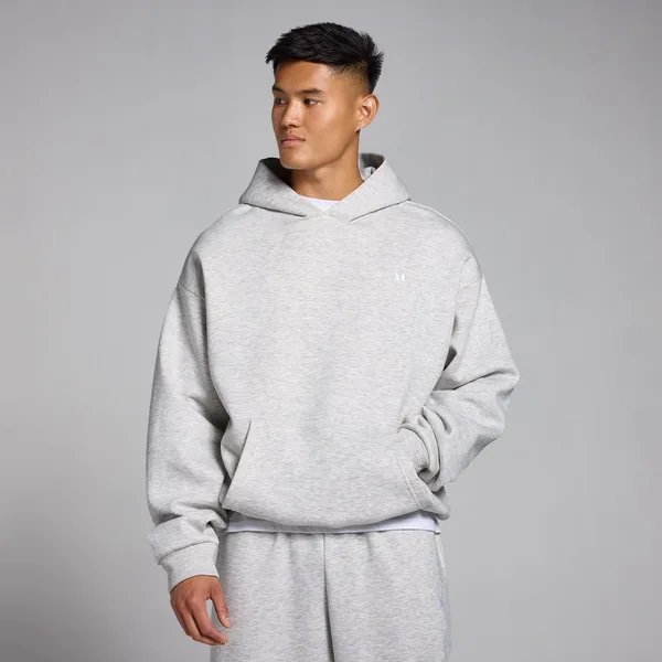 MP Rest Day oversized hoodie voor heren Gemêleerd lichtgrijs L