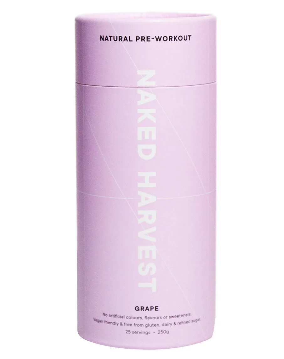 Natural Pre Workout Grape 25 Serves