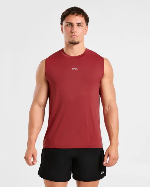 Attain Seamless Vest – Maroon