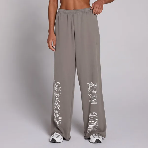 MP Dames Lift Graphic Lifestyle Rechte Pijpen Joggingbroek Donker Truffel L
