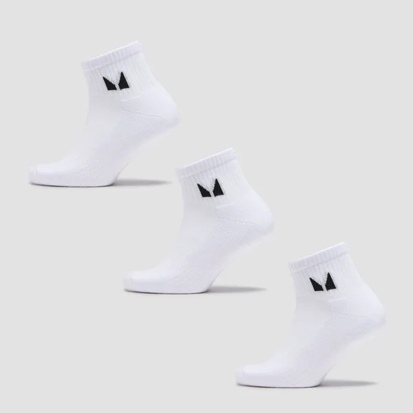 MP Unisex Ankle Socks (3 Pack) UK 2-5