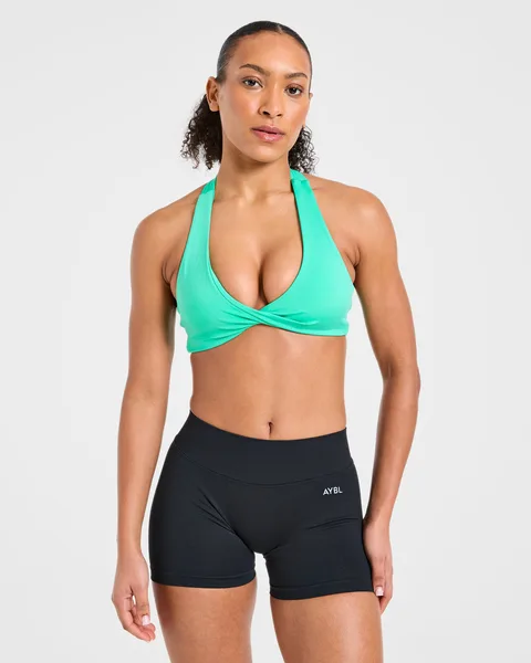 Essential Halterneck Sports Bra –
