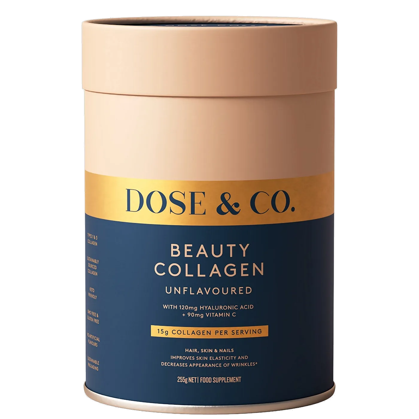 Beauty Collagen with Hyaluronic Acid and Vitamin C Powder
