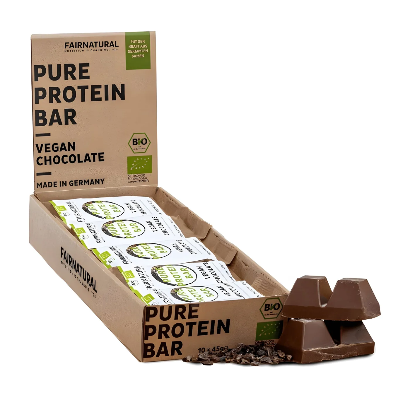 Fairnatural Bio Proteinriegel Vegan