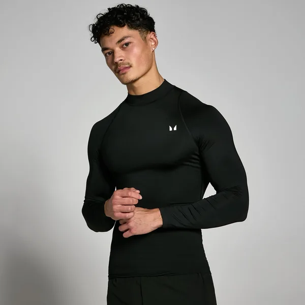 MP basislaag trainingsshirt met hoge hals en lange mouwen voor heren M