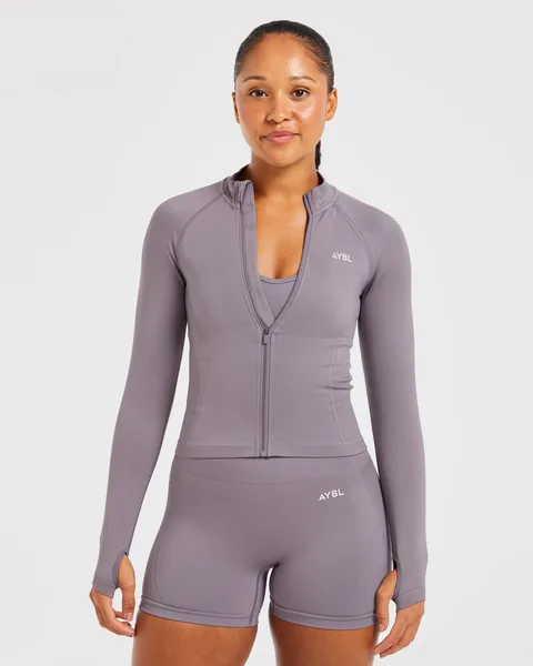 Balance V3 Seamless Zip Jacket Mauve