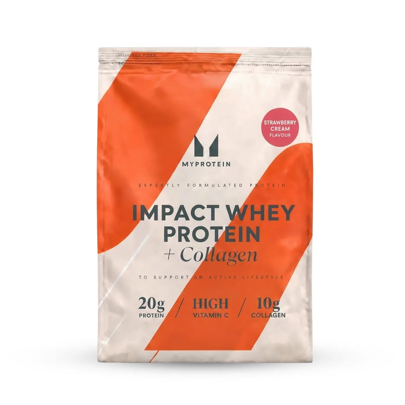 Impact Whey Protein + Kollagen Erdbeer-Sahne