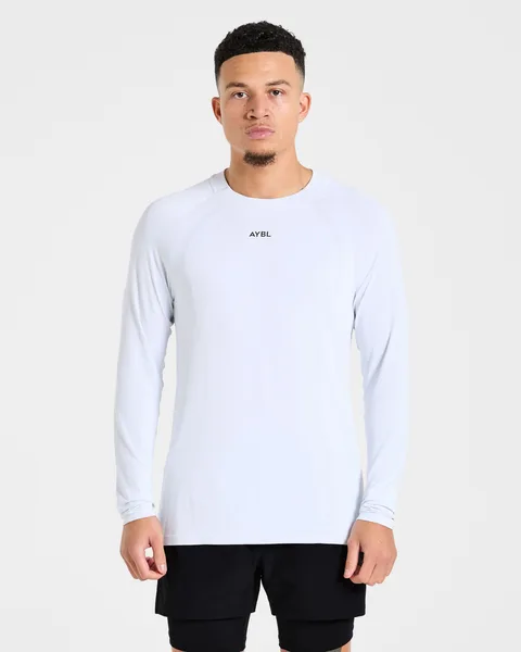 Attain Seamless Long Sleeve T Shirt – Storm
