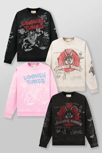 Looney Tunes Graffiti Crewnecks