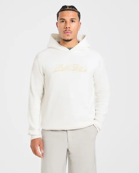 Golf Club Knitted Hoodie – Off White