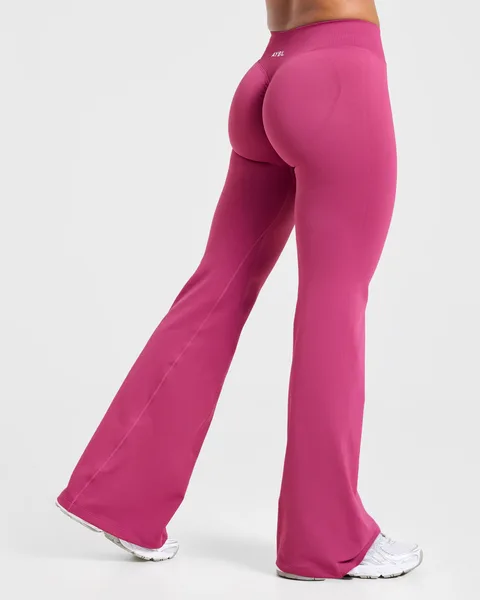 Enhance Seamless Flared Leggings – Dusky Rose