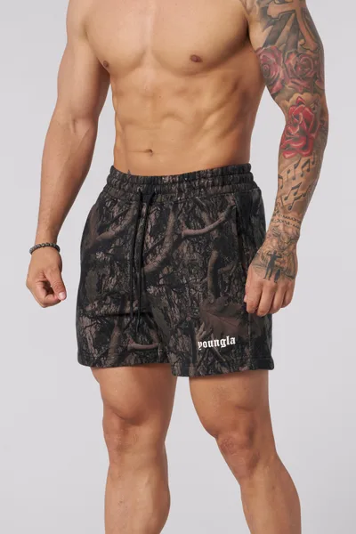 1118 Tree Camo Cotton Shorts