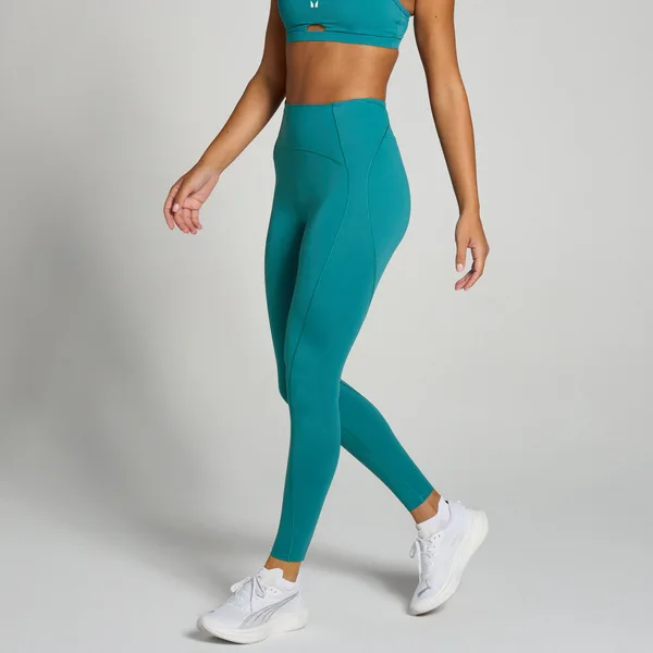 MP Tempo Ultra legging met gebogen zoom voor dames Aqua-blauwgroen XL