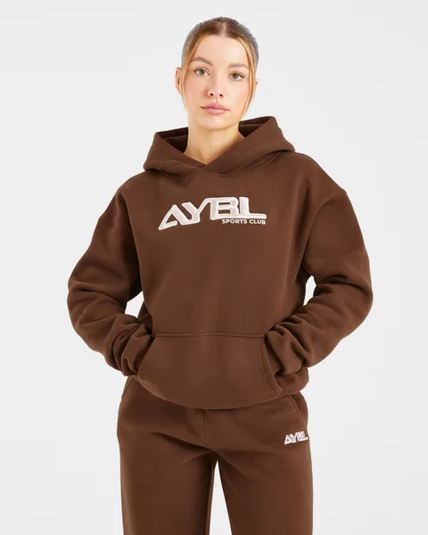 Retro Embroidered Oversized Hoodie