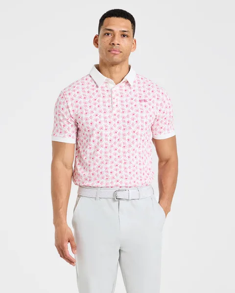 Precision Azalea Polo Wit/Azalea Rosa