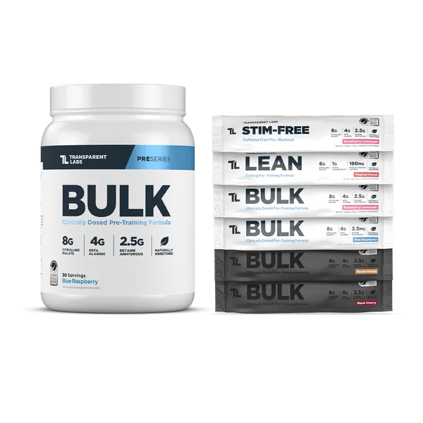 Bulk Pre-Workout + Free Variety Pack