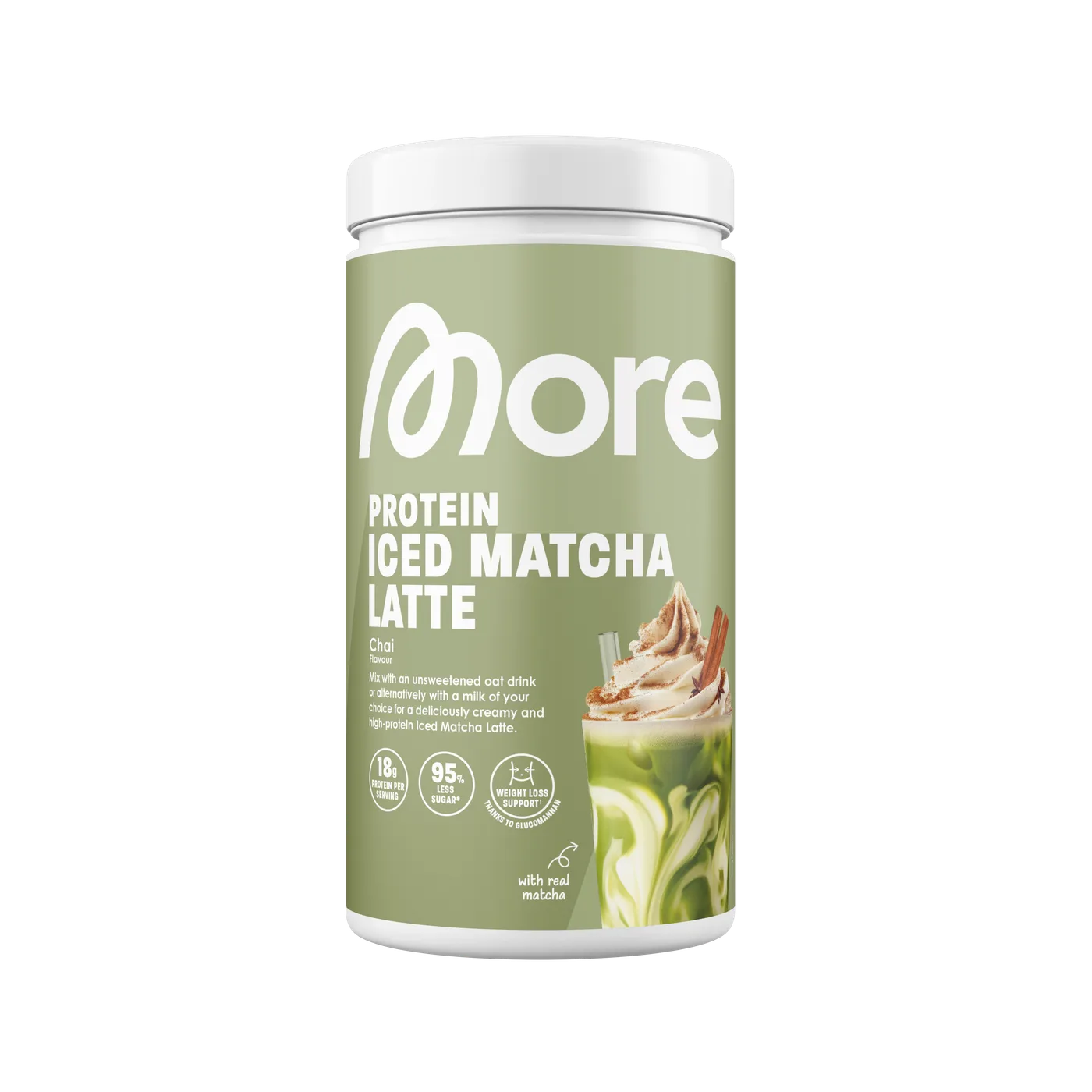 More Protein Iced Matcha