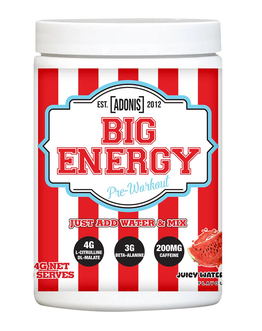 Big Energy Pre-Workout Juicy