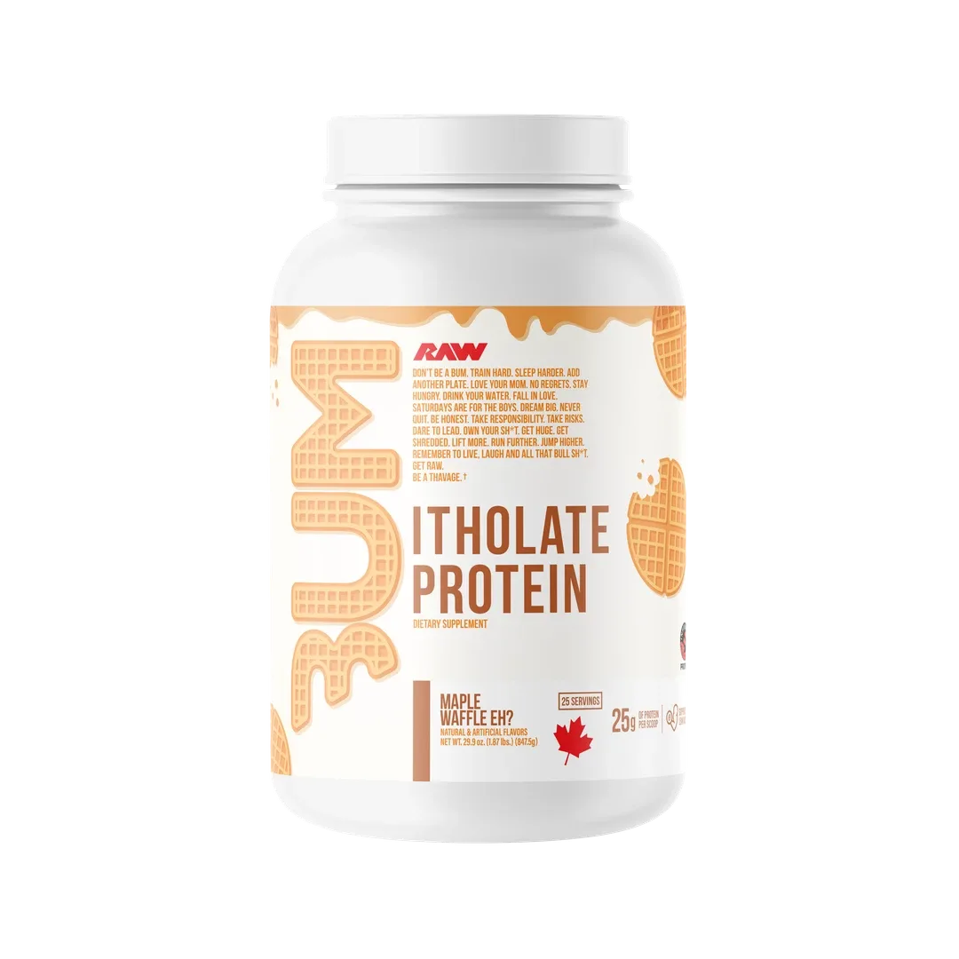 BUM Itholate Protein Whey Isolate Maple Waffle Eh?