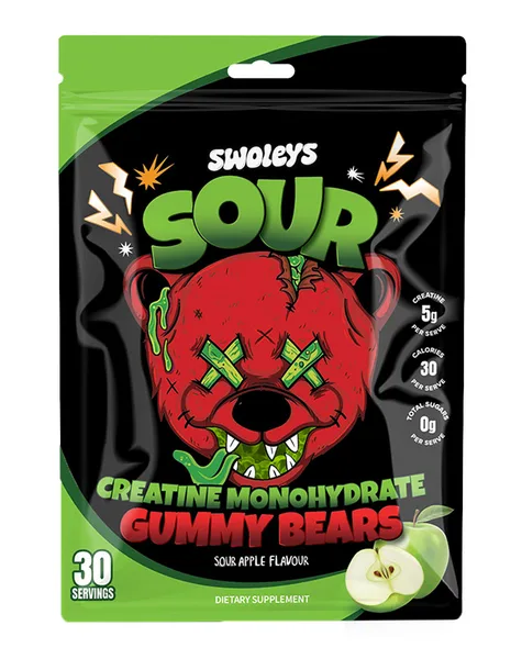 Creatine Gummy Bears Sour