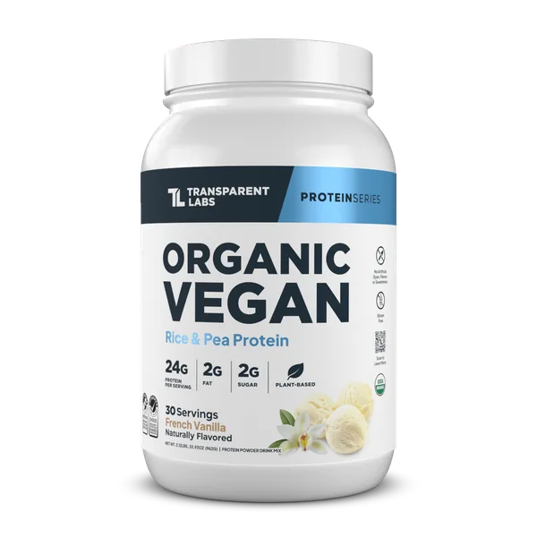 Organic Vegan Plant-Based Protein Powder French