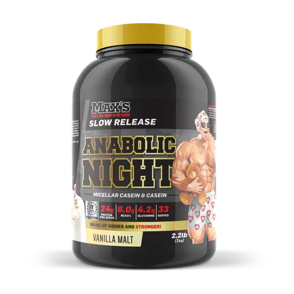 Max’s Anabolic Night Casein Protein Powder