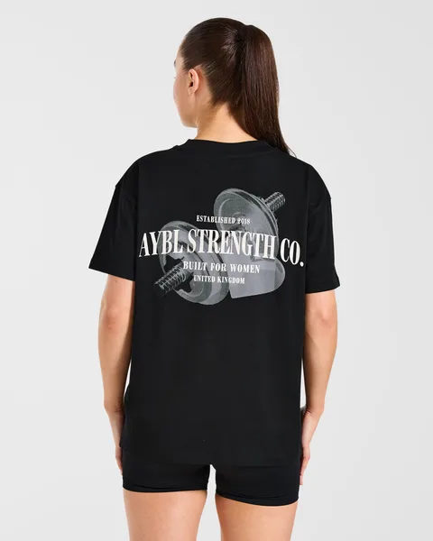 AYBL Strength Co Oversized T Shirt –