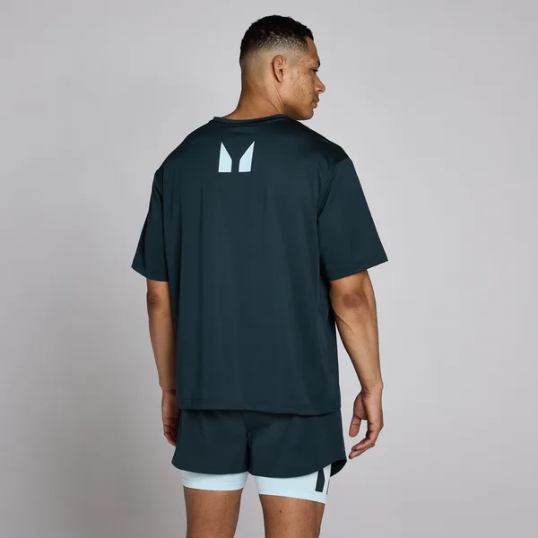 MP Heren Hybrid Oversized Mesh T-Shirt Faded L