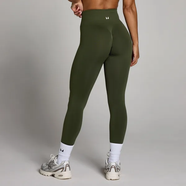 MP Dames Tempo Naadloze Legging Bosgroen XL