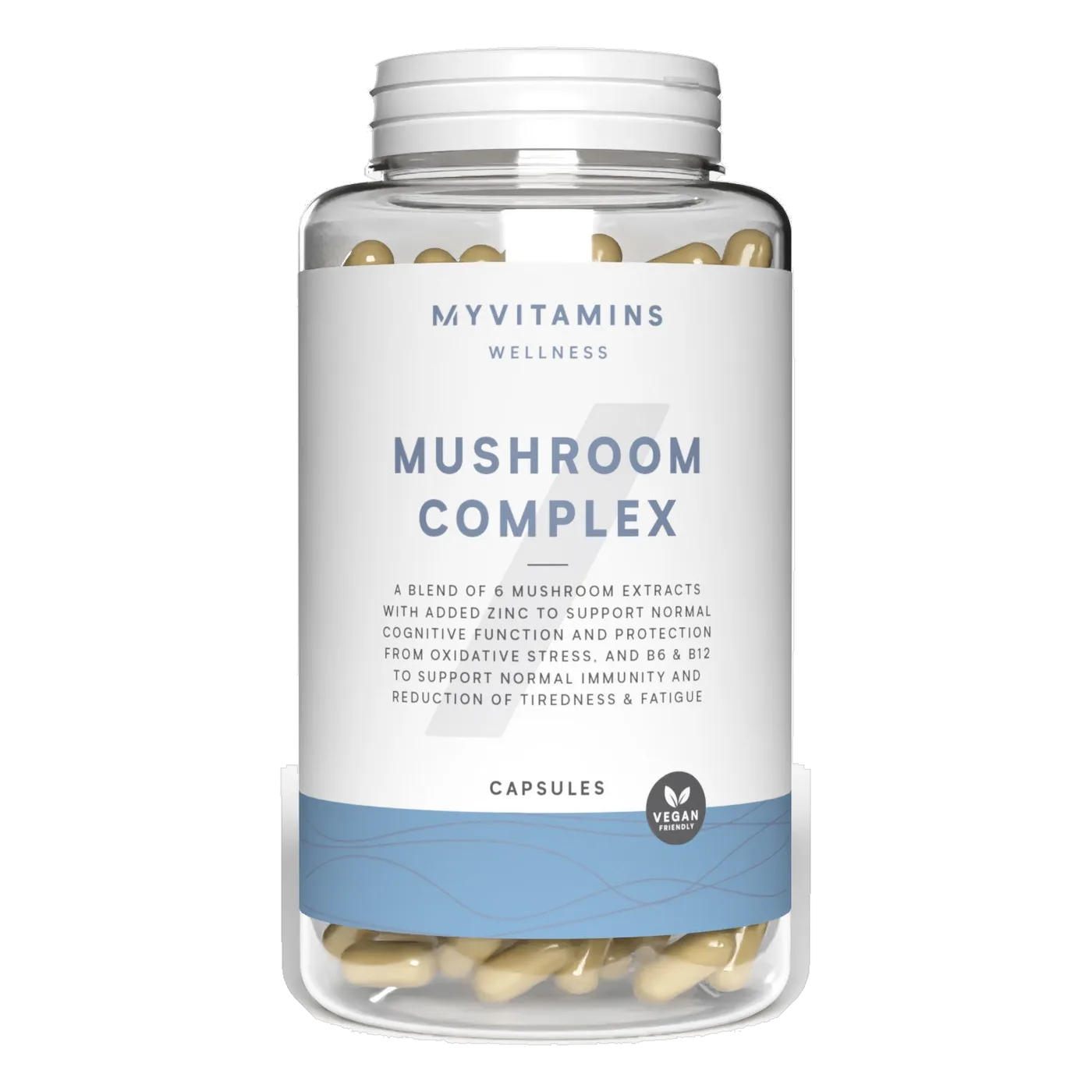 Myvitamins 6 In 1 Pilzkomplex-Kapseln – 60 Kapseln
