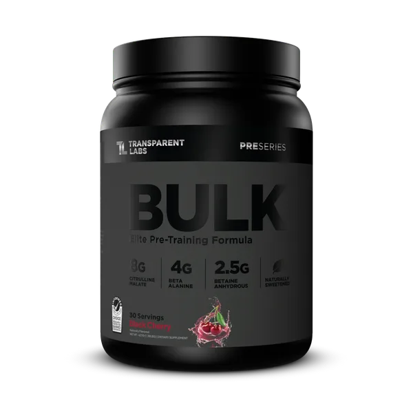 Bulk Black Pre-Workout, Black