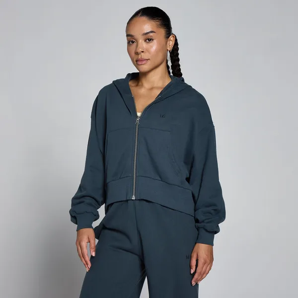MP Women's Lightweight Loopback Zip Through Hoodie Faded L