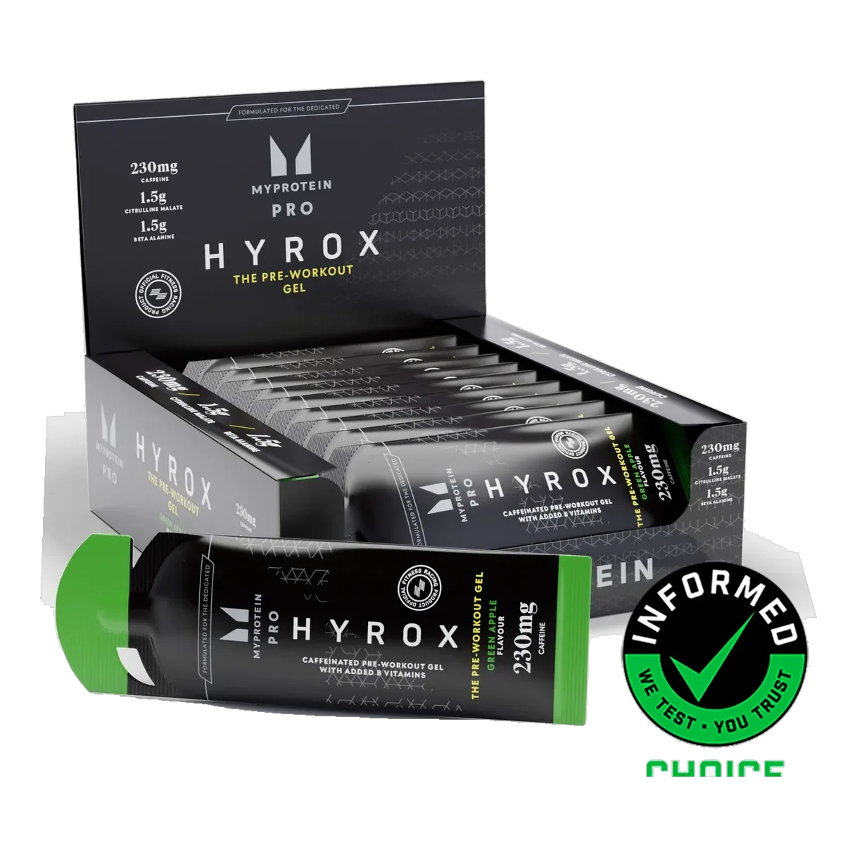 Pre-Workout Gel Green