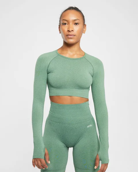 Empower Seamless Long Sleeve Crop Top
