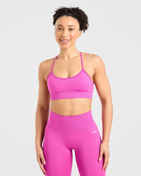 Empower Seamless Sports Bra – Magenta