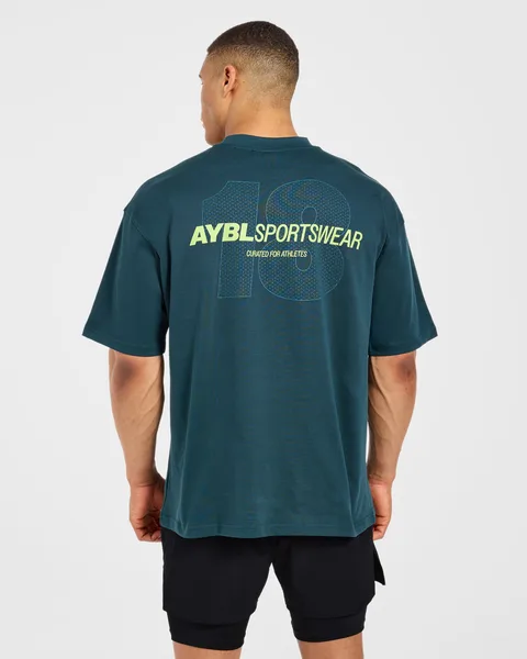 AYBL Sportswear 18 Oversized T Shirt Teal