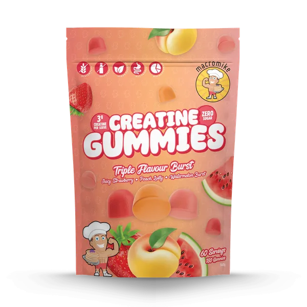 Triple Flavour Burst Creatine Gummies