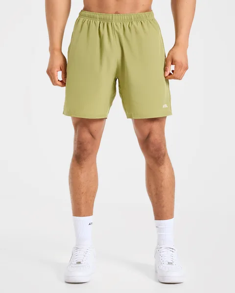 Core 7" Shorts Citrus Olive