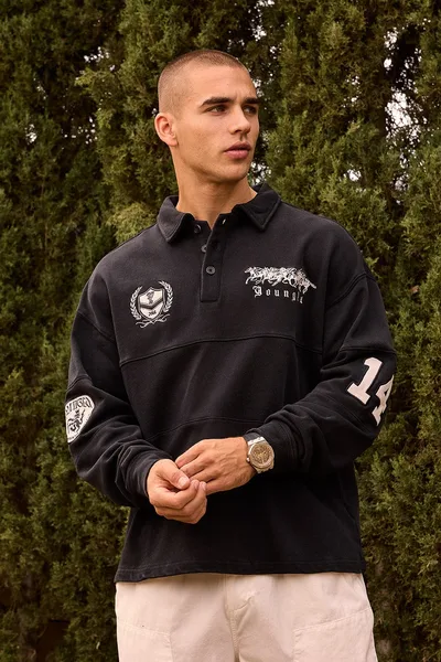 8045 Polo Club Oversized Longsleeves