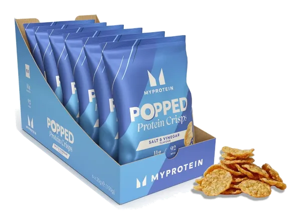 Gepofte Eiwitchips Salt & Vinegar