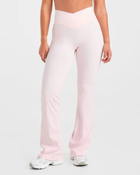 Sculpt Wrap Flared Leggings – Iced