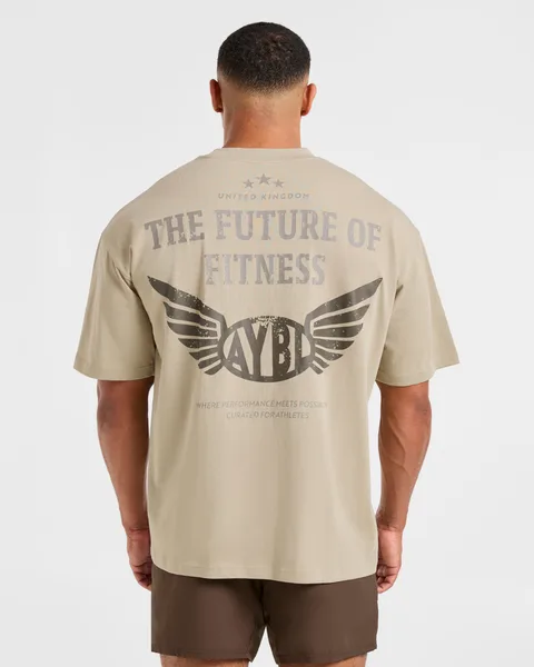 Future Fitness Oversized T Shirt – Dusty