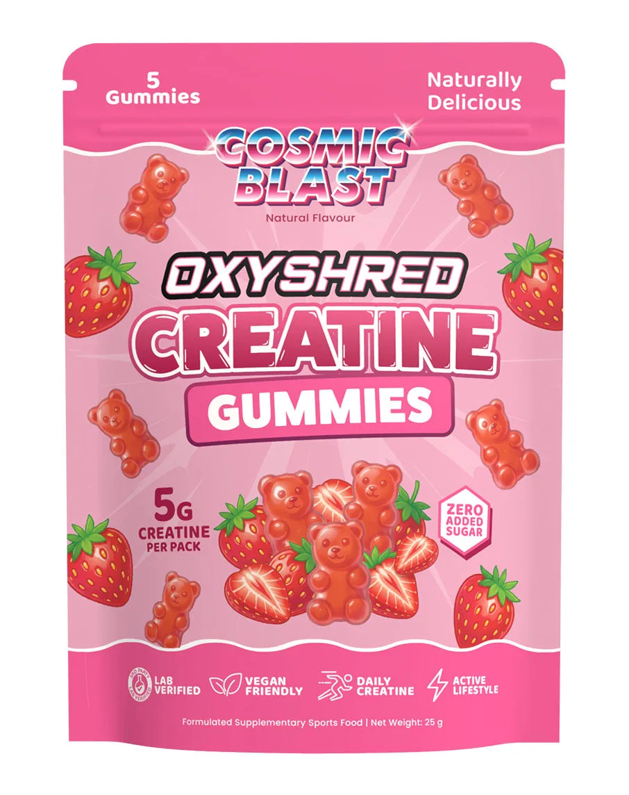 OxyShred Creatine Gummies Cosmic Blast