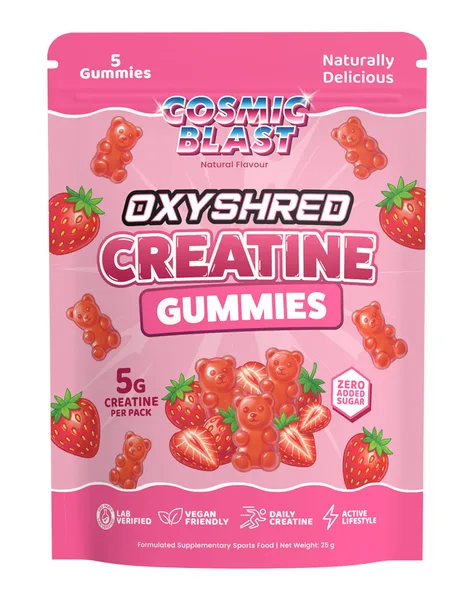 OxyShred Creatine Gummies Cosmic Blast