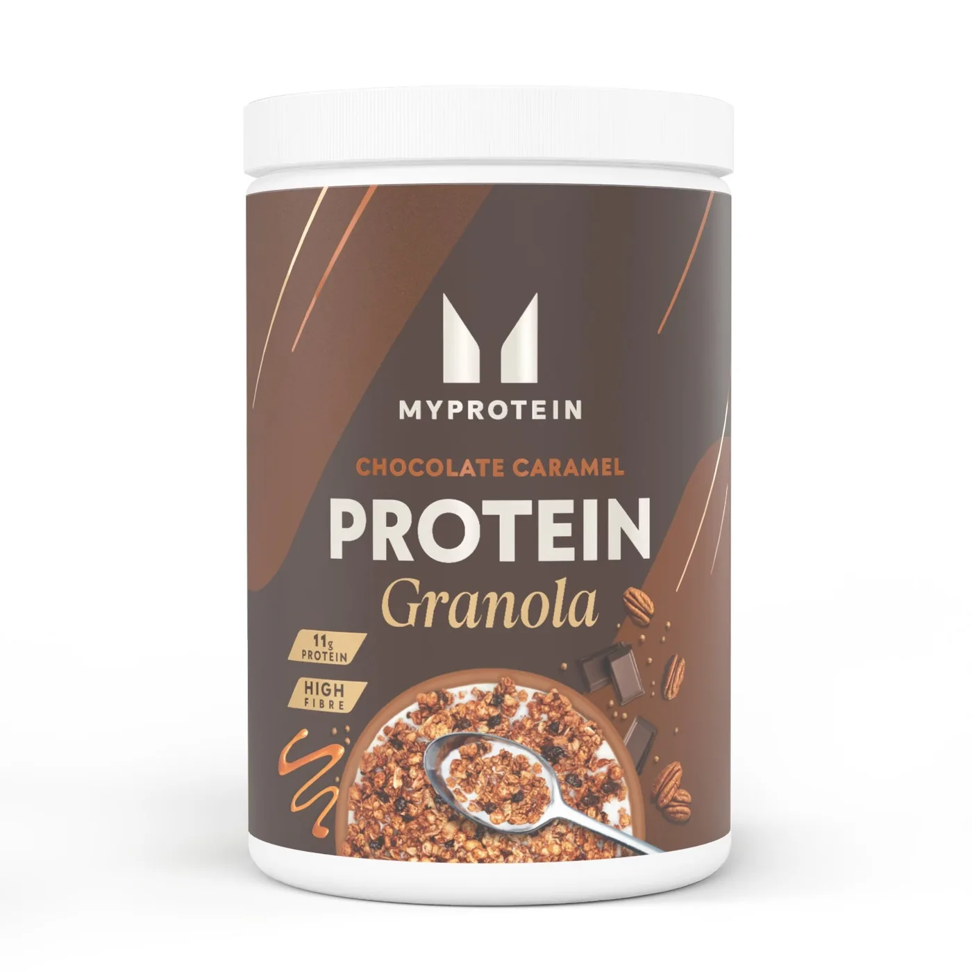 Protein Granola Schokolade Karamell