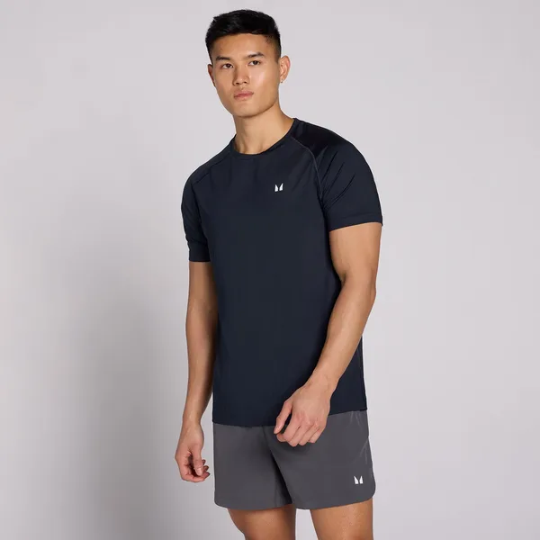MP Heren Training T-Shirt Korte Mouw Donker Marineblauw L