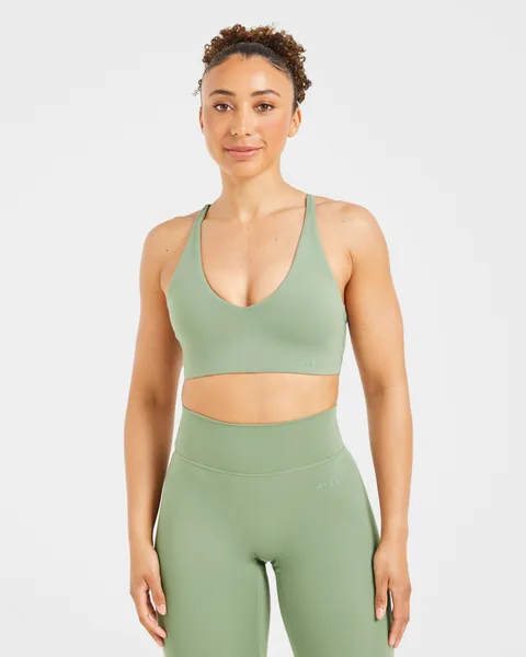 Staple Sports Bra Olive