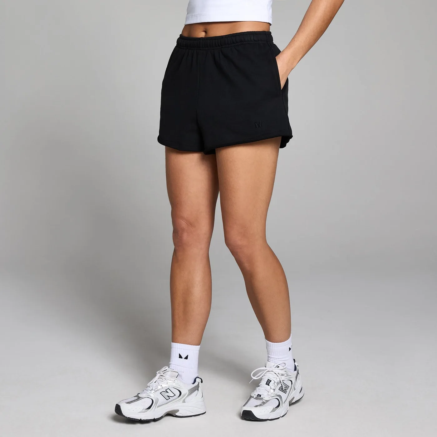 MP Damen Lifestyle Sweatshorts Schwarz L