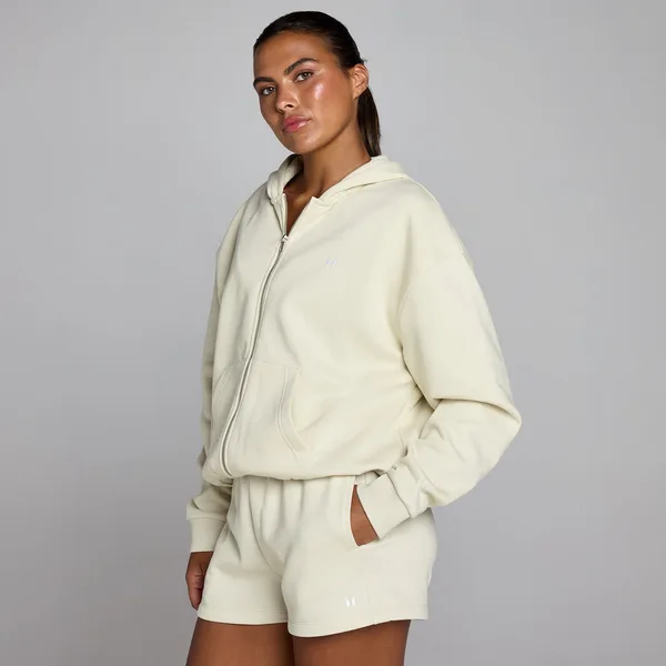 MP Dames Basics Zip Through Hoodie Woestijnstof L