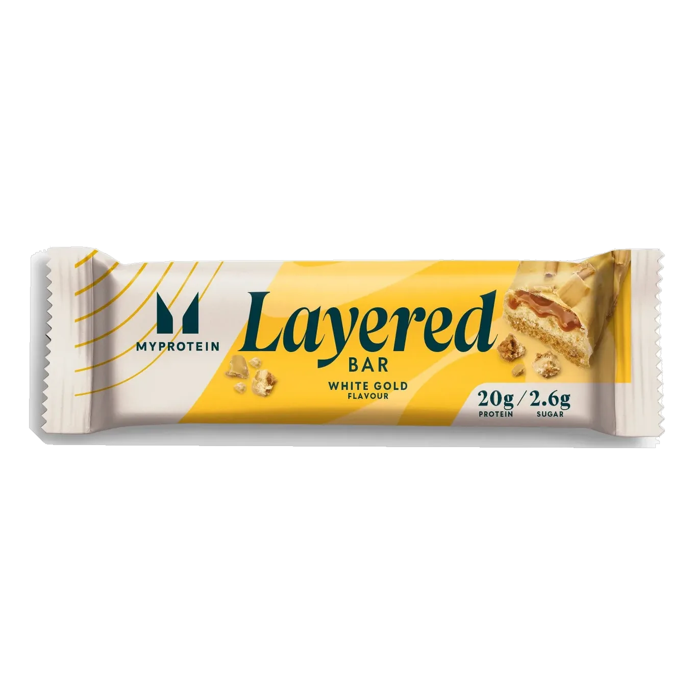 Layered Protein Bar Gold